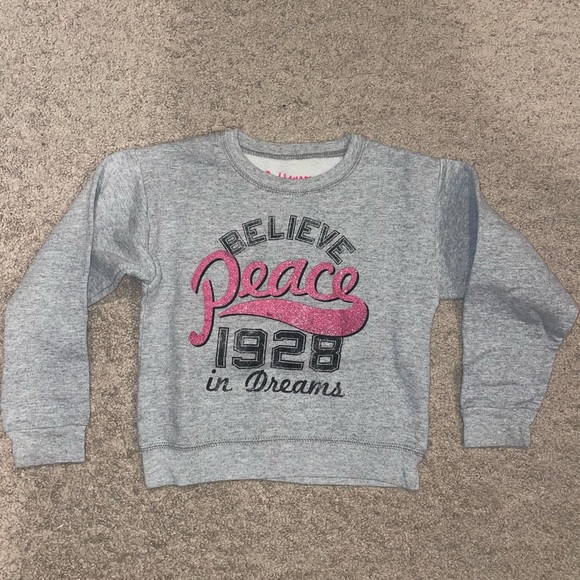 Hanes Girls Graphic Sweatshirt - Picture 3 of 5